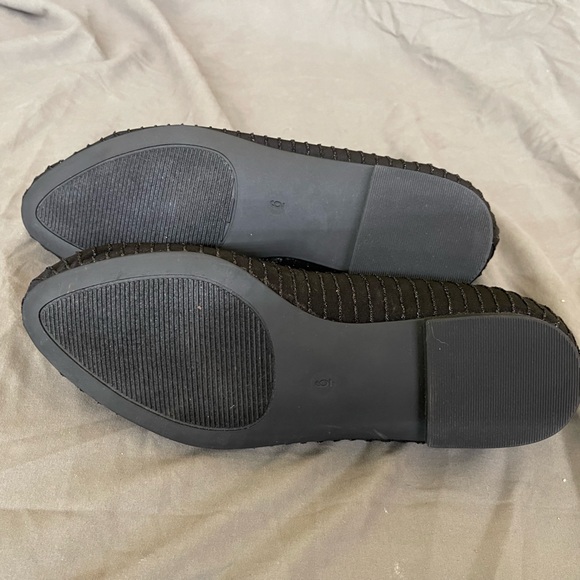 Torrid Black Sparkly Flat Size 6W - Picture 4 of 5